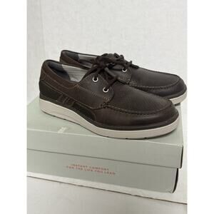 Clarks Un Abode Step Brown Leather Boat Shoe Loafer - Size Men’s 8.5 - NWB